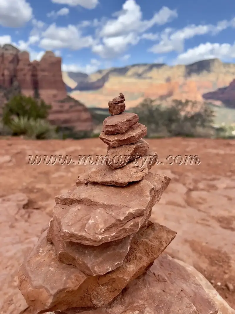 Sedona stacked rocks